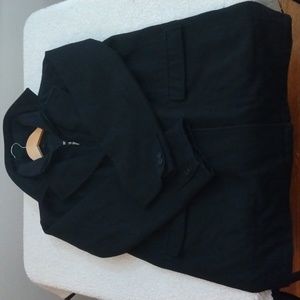 Axist XL Black Wool Blend Winter Coat/Peacoat